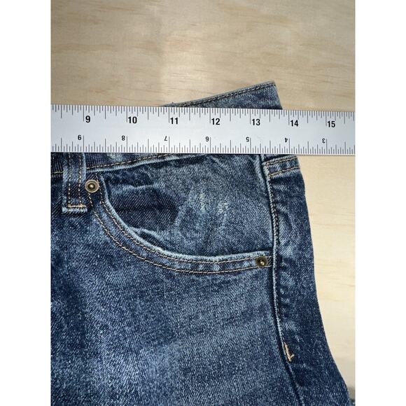 Wild Fable Easy Rigid Bootcut Jeans Women’s 00 Dark Wash Distressed Denim - Picture 4 of 6